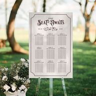 Vintage Storybook Standard Seating Chart Large Merlot Standard Indoor Foam Core L Seating
