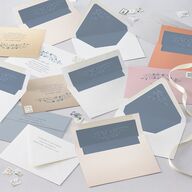 Timeless Floral Euro Envelope Liners Dusty Blue Luxe