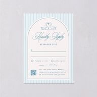 Eclectic Garden Reverie Wedding Response Cards Lavender Signature Standard