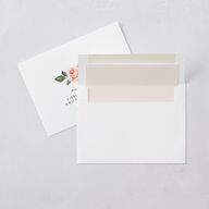 Vibrant Floral Wedding Invitations Raspberry Signature Blank No