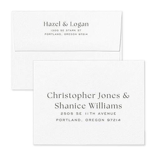 Desert Cactus Thank You Card Envelopes Kraft Bisque Return Address Signature Standard