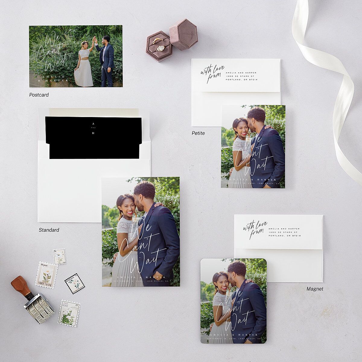 You Are Mine Save the Date Cards — view 7
