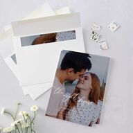 Gilded Photo Rehearsal Dinner Invitations Midnight Navy Signature Blank