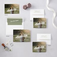Future Newlyweds Save The Date Magnets Moss Magnet Paper