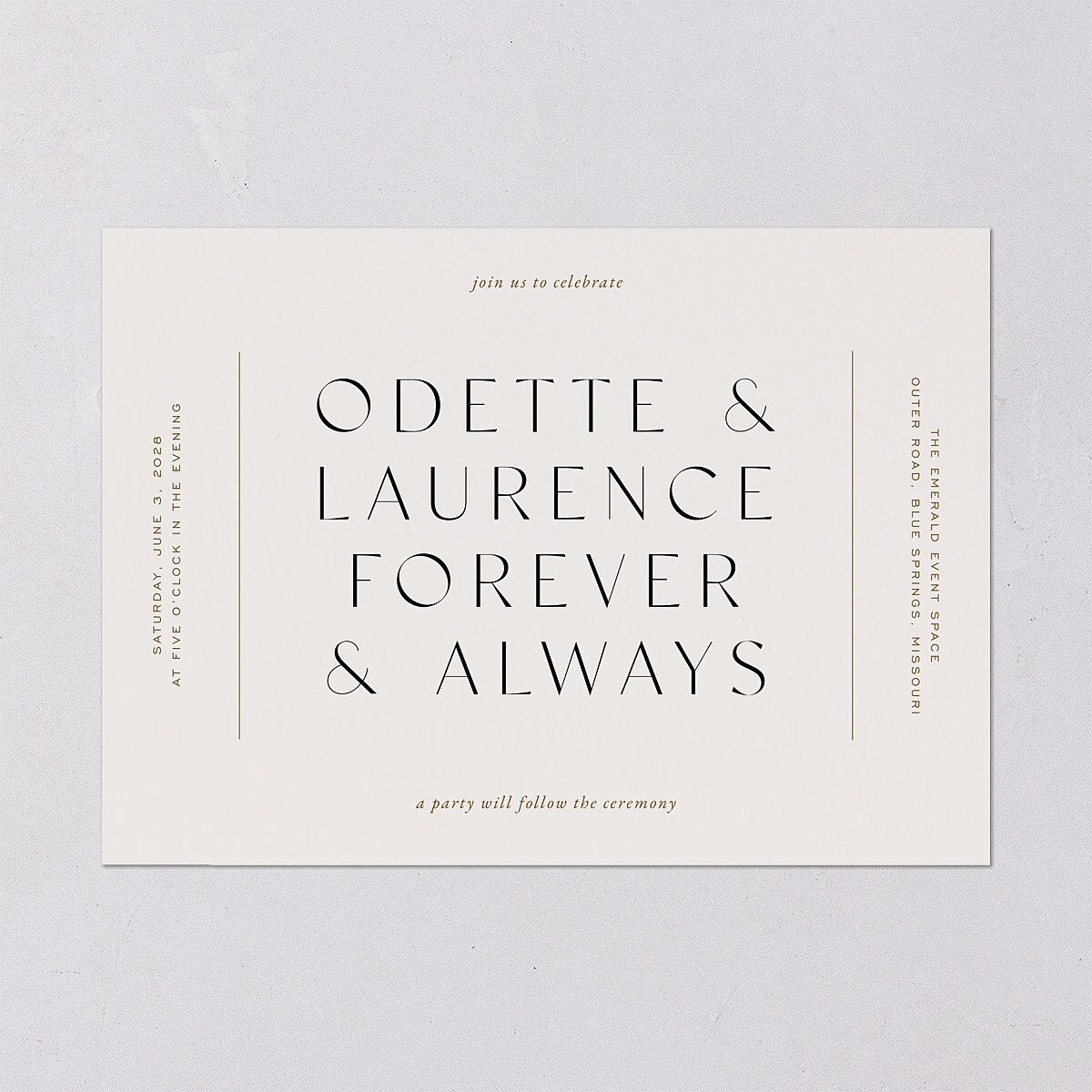 Surround Wedding Invitations — view 2