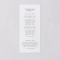 Delicate Frame Wedding Programs Gold Pure White Signature