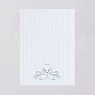 Modern Delicate Bows Bridal Shower Invitations Jewel Red Signature Blank Standard