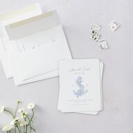 Coastal Oysters and Anchors Save The Date Magnets Sea Blue Magnet Paper