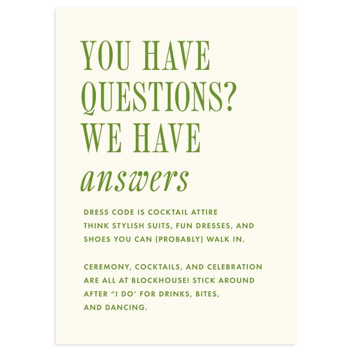 Editorial Promise Wedding Enclosure Cards Meadow Signature Standard