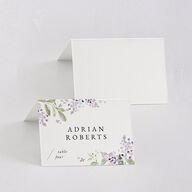 Delicate Lilac Place Cards Amethyst Signature