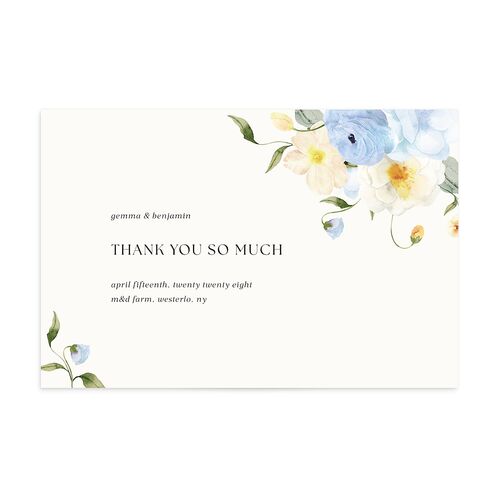 Pastel Garden Thank You Postcards Stream