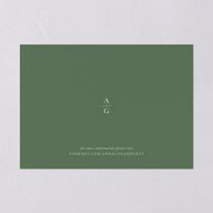 Simple Rustic Wreath Save the Date Cards Eucalyptus Signature smooth Blank No Standard