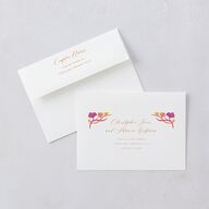 Majestic Legacy Save the Date Cards Mulberry Signature smooth Blank No