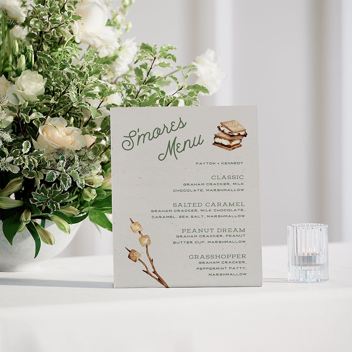 Happy Campers Bar Bended Tabletop Sign X-small Deep Olive Standard Plastic XS Tabletop Bar