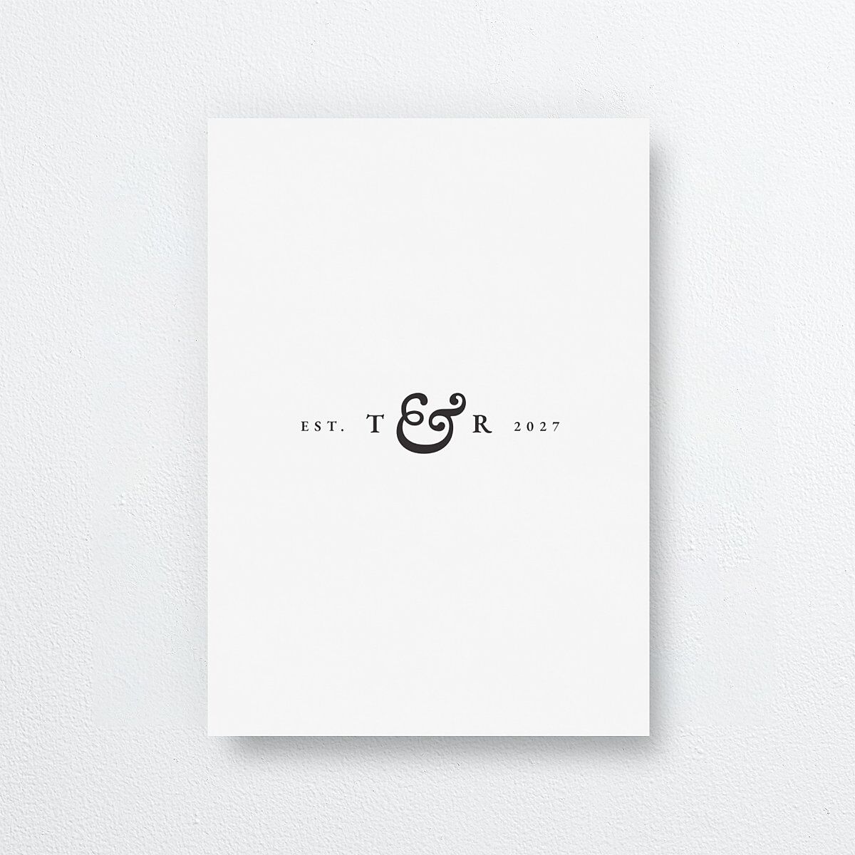 Newspaper Wedding Response Cards — view 2