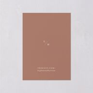 Pampas and Eucalyptus Floral Wedding Enclosure Cards Desert Rose Signature Standard