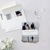 Elegant Images Save The Date Magnets Pure White Magnet Paper