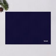 Holiday Hues Holiday Cards Gold Navy Signature Blank Landscape Standard