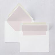 Romantic Wisteria Euro Envelope Liners Purple Petal Luxe