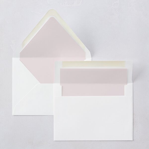 Romantic Wisteria Euro Envelope Liners Purple Petal Luxe