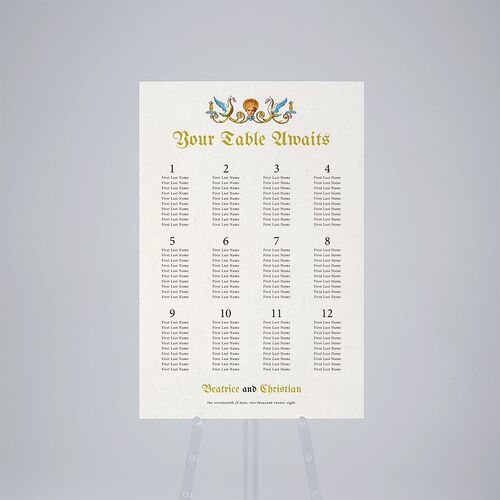 Medieval Renaissance Standard Seating Chart Large Moss Standard Outdoor Corrugated L Seating