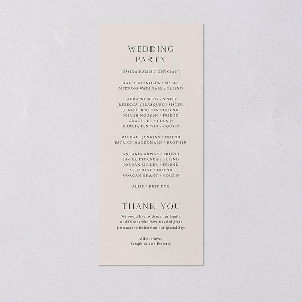 Elegant Damask Wedding Programs Silver Champagne Signature