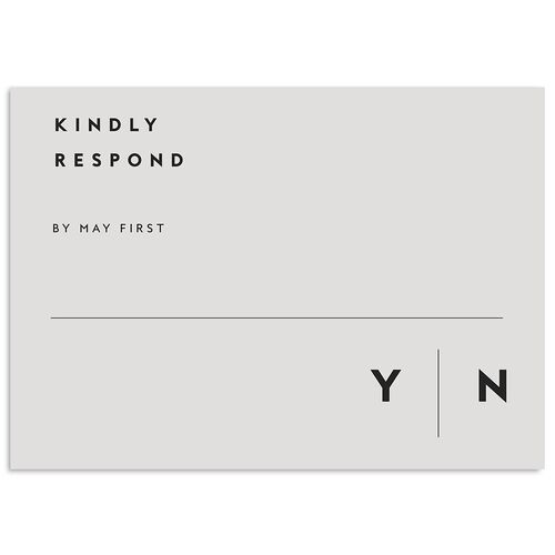 Simply Modern Wedding Response Cards Dusty Blue Signature Standard