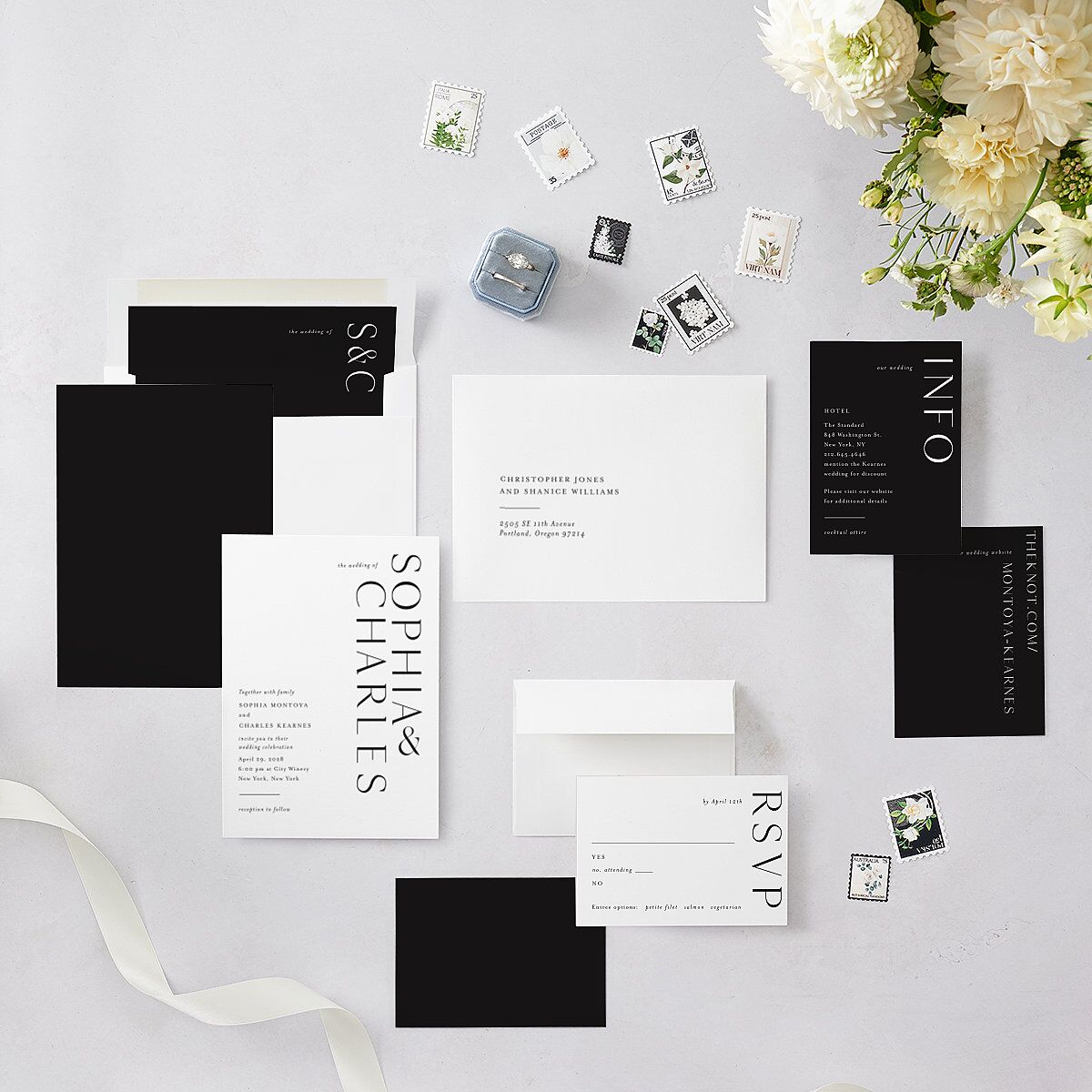 Timeless Elegance Wedding Invitations — view 5