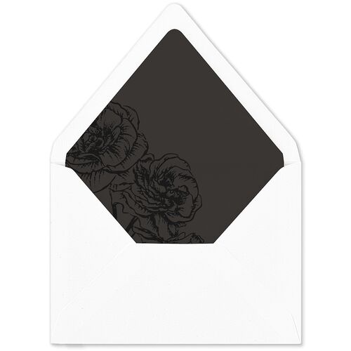 Gothic Fantasy Photo Euro Envelope Liners Charcoal Luxe