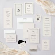 Elegant Swans Thank You Cards Ivory