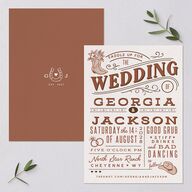 Western I Do BBQ Wedding Invitations Saddle Signature Blank No Standard