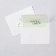 Elegant Italian Toile Wedding Invitations Greenery Signature Blank No Standard