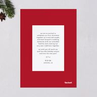 Painted Merry Holiday Cards Ruby Signature Blank Standard Portrait
