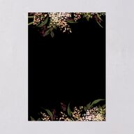 Moody Romance Wedding Invitations Gold Midnight Signature Blank No