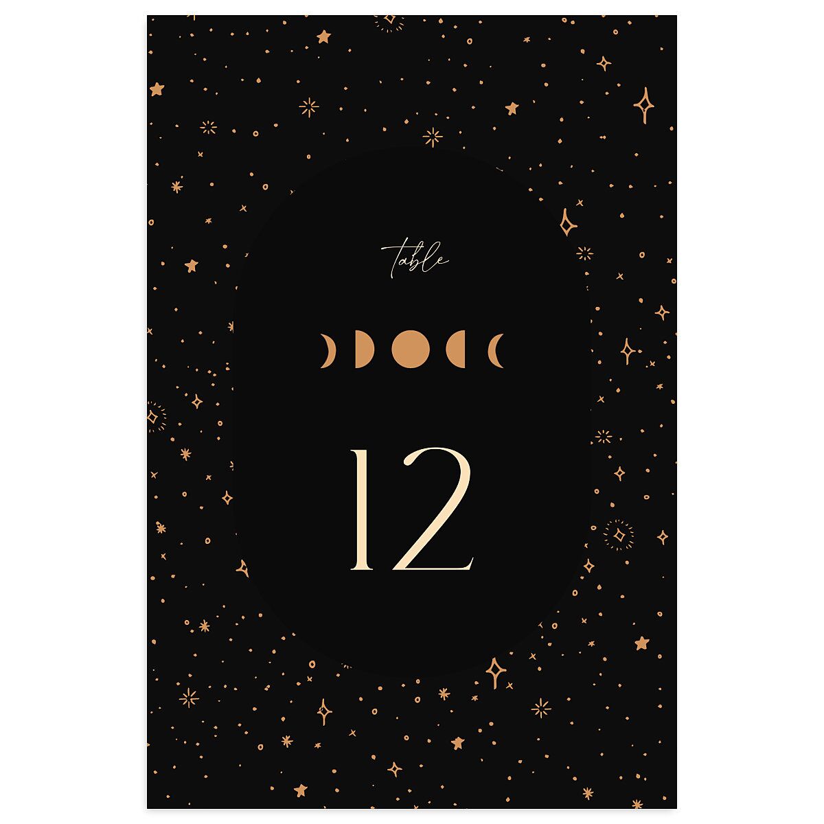 Celestial Galaxy Table Numbers