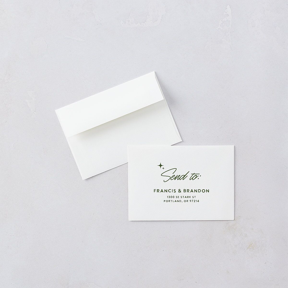 Retro Tropical Destination Wedding Response Cards Pear Signature Standard