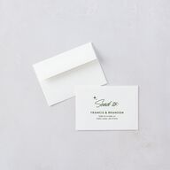 Retro Tropical Destination Wedding Response Cards Pear Signature Standard