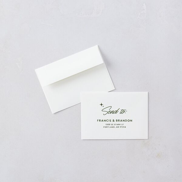 Retro Tropical Destination Wedding Response Cards Pear Signature Standard