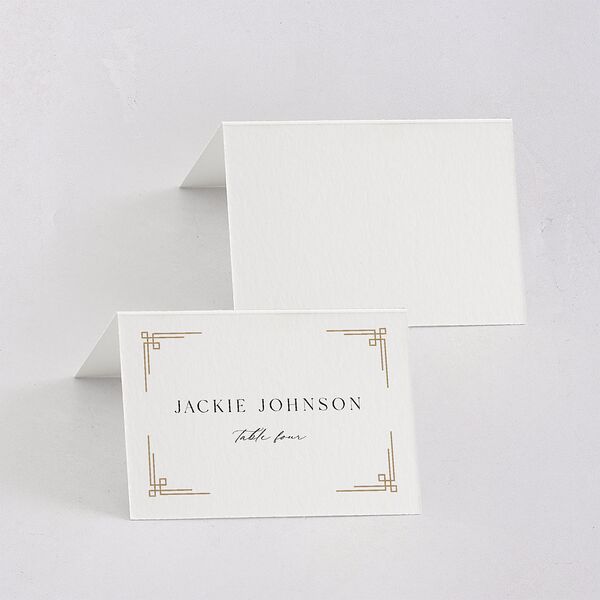 Church Cross Place Cards Pure White Signature