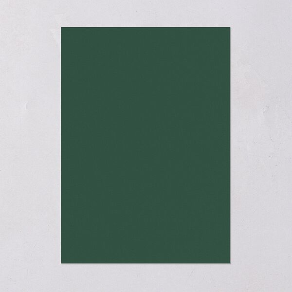 Iconic Mountain Wedding Invitations Dark Green Signature Blank No Standard