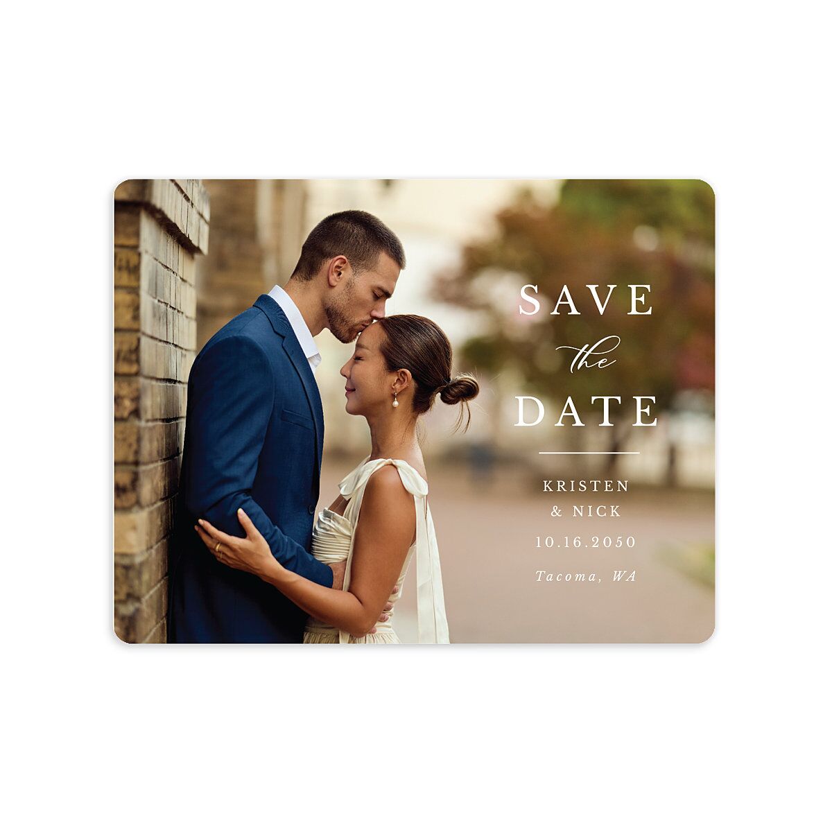 Eucalyptus Frame Save The Date Magnets
