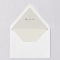 Elegant Mountain Monogram Euro Envelope Liners Pure White Luxe