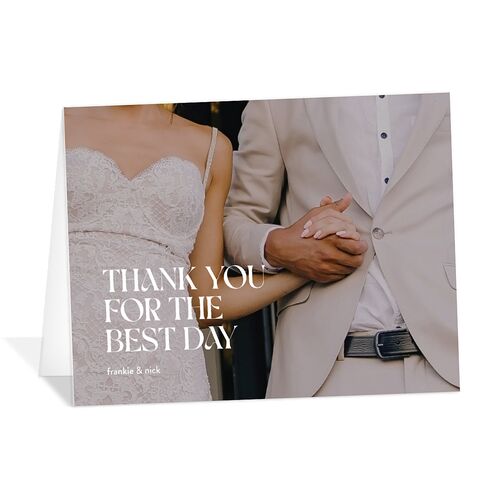 Checked Thank You Cards Pool