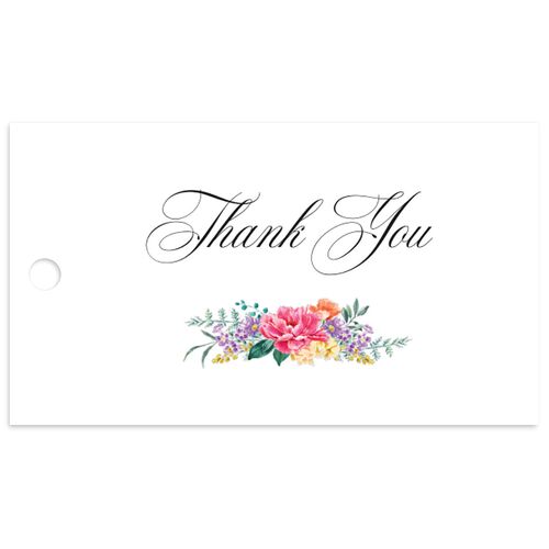 Glamorous Regency Garden Favor Gift Tags by Bridgerton Midnight Signature