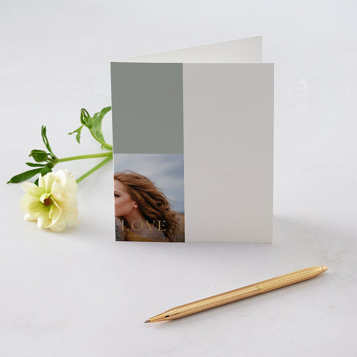 Eucalyptus Edges Thank You Cards — view 1