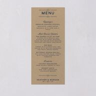 Vintage Mountain Menus Dusty Blue Signature