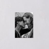 Editorial Gothic Till Death QR Code RSVP Cards Charcoal Signature Standard