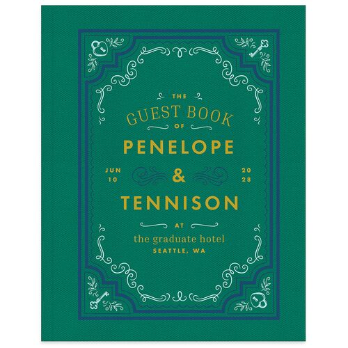 Cinematic Guest Books Ultramarine