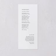 Forever Arch Wedding Programs Pure White Signature