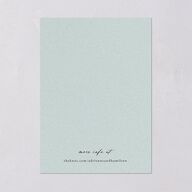 Beach Monogram Wedding Invitations Pale Blue Signature Blank No Standard